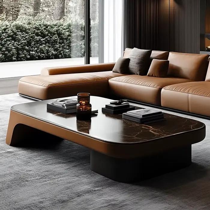 Table basse design nordique ornements de luxe Tables basses Glam modernes colorées Premium Tavolino Da Salotto accessoires de maison