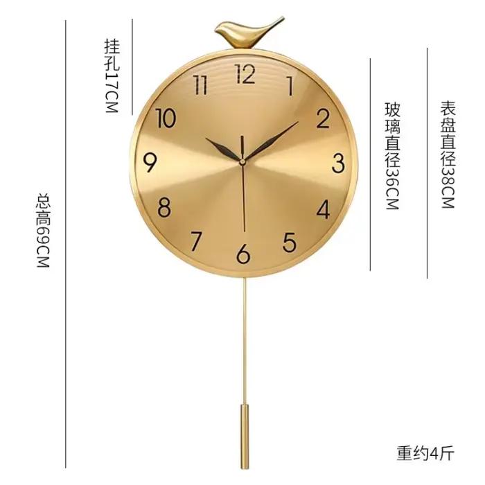 Horloge murale ronde pour Restaurant