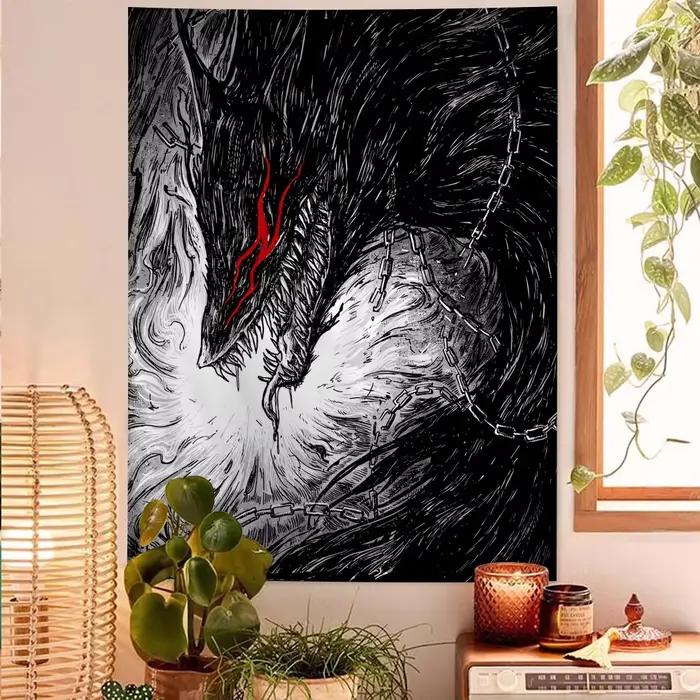 Tapisserie murale japonaise Berserk DIY