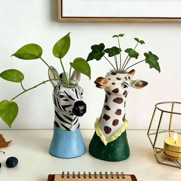 Vase décoratif unique en vinyle