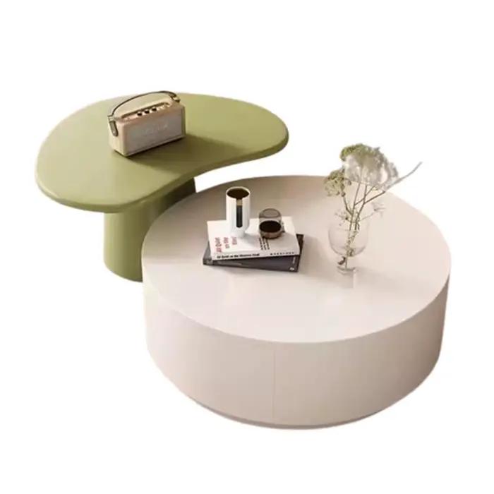 Ensemble de tables basses rondes nordiques