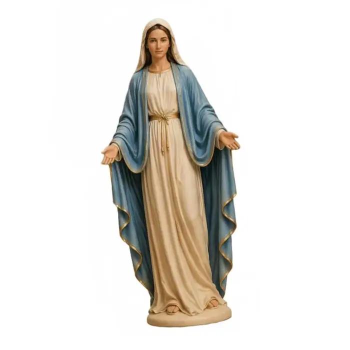 Statuette de la Vierge Marie en résine
