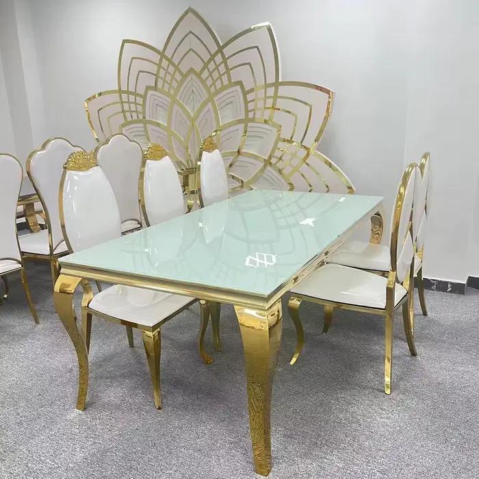 Table courbe acrylique au Design créatif