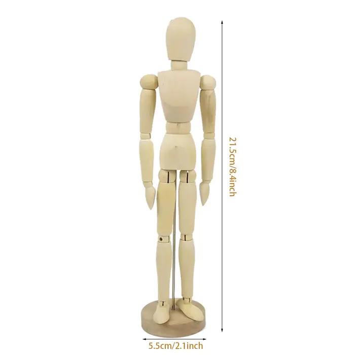 Mannequin d'artiste en bois pour la décoration de bureau à domicile