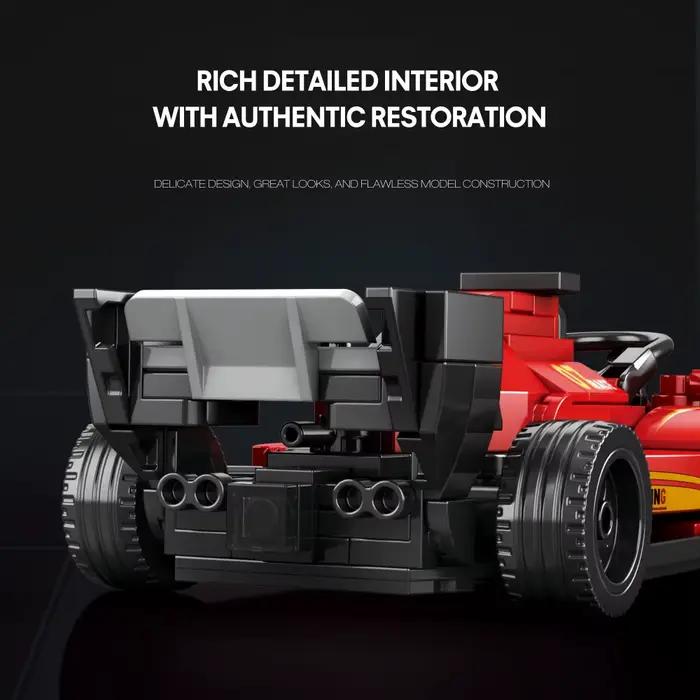 Technologie Formula Racing Car Building Blocks 245PCS 1:24 F1 Vehicle Model Bricks Puzzle DIY Assembly Desktop Decor teens'Gift