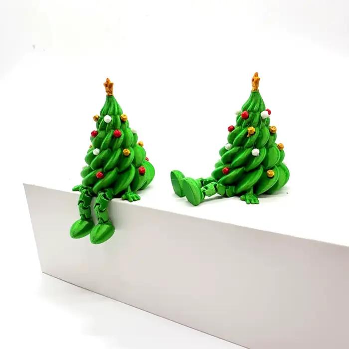 Figurines d'arbre de noël imprimées en 3D