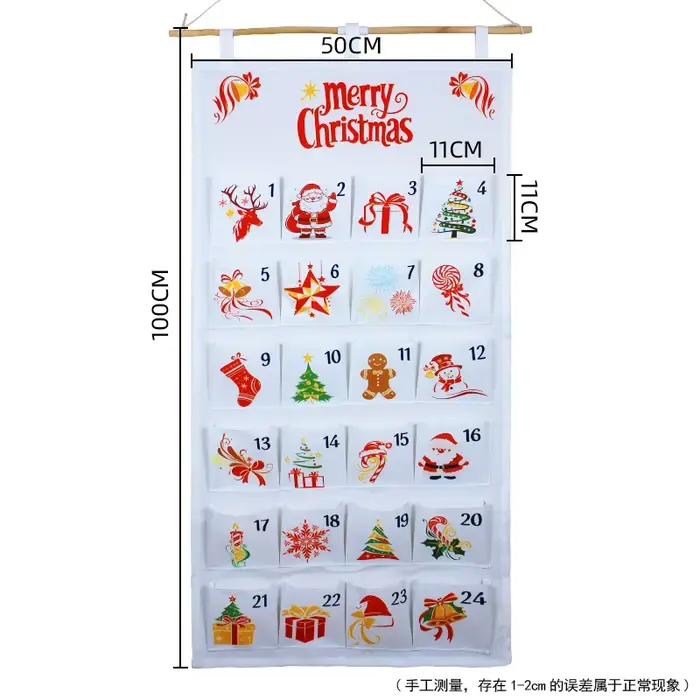 Sacs de rangement suspendus de noël
