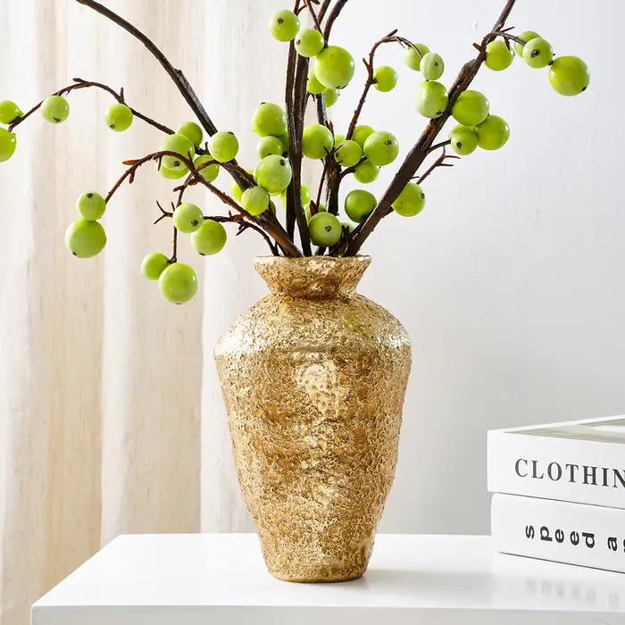 1 pièce, un vase décoratif rétro en terre cuite