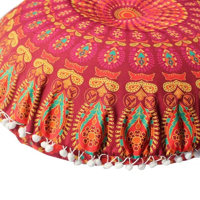 Taie d'oreiller à motif rond de 80CM
