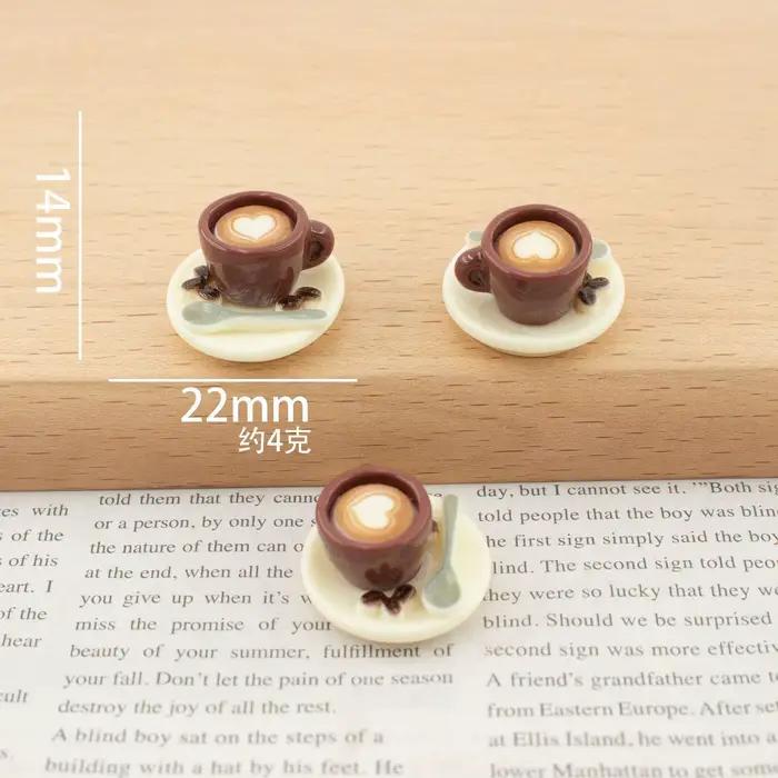 Série de café miniatures en résine