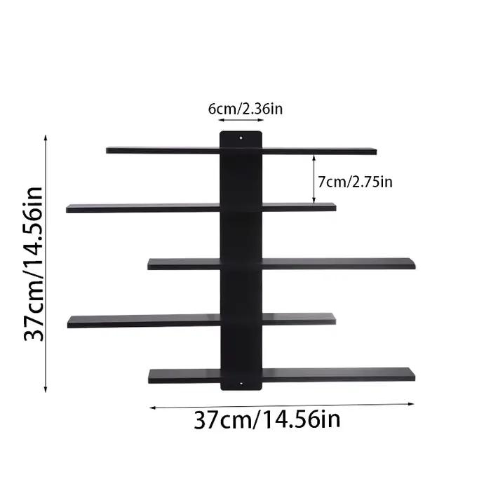 Étagère murale pour la présentation de figurines, de petits blocs de construction et d'objets de collection - Étagère de rangement intérieure moderne