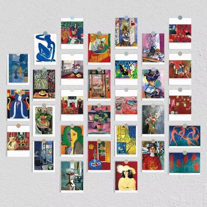 Cartes postales d'artistes célèbres