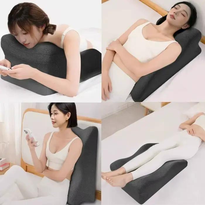 Oreiller de lit multifonctionnel pour dormir, s'allonger et regarder des vidéos sur téléphone portable