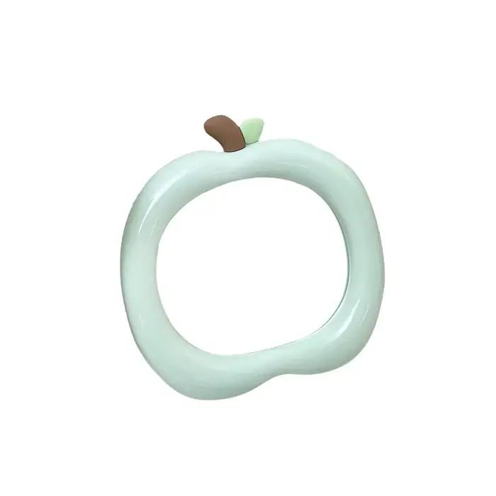 Miroir de maquillage en forme de pomme INS Apple élégant pour chambre à coucher, bureau et voyage occasionnels