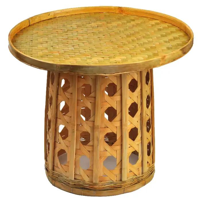Petite Table à manger ronde faite à la main