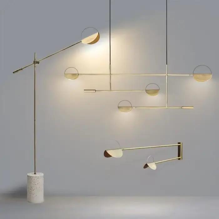 Lampe sur pied de luxe moderne nordique, lampe LED artistique créative, lampe de chevet pour chambre à coucher, lampe de bureau, lampe sur pied en marbre tendance pour la décoration de la chambre et d