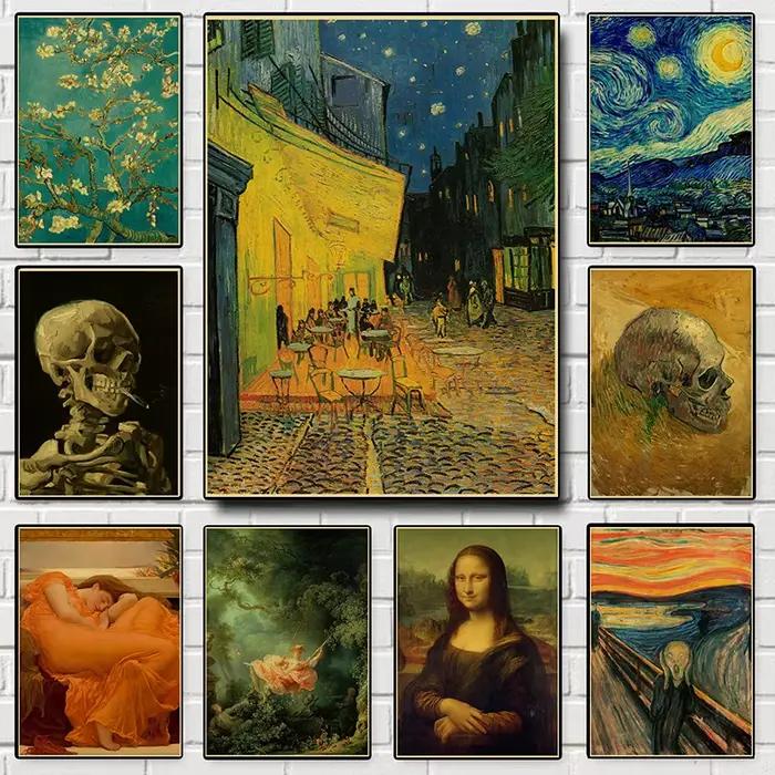 Affiche de la célèbre collection de peinture à l'huile de Van Gogh nous-mêmes