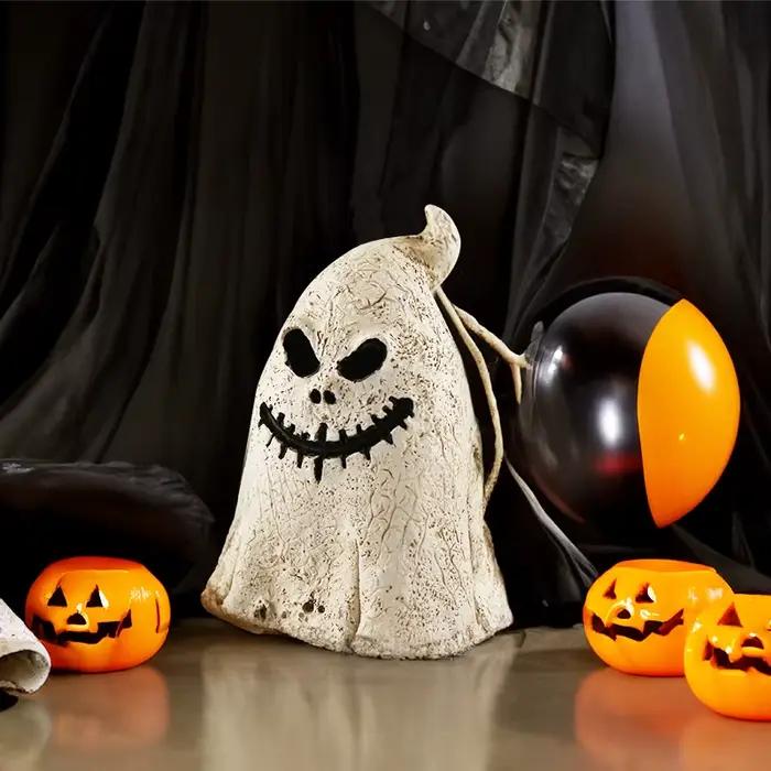 Décoration de Scène d'Halloween, Tête de Citrouille, Fantôme, Jeu de Marée, Ornements en Résine, Décorations de Bureau, Petits Ornements, Décoration de ix