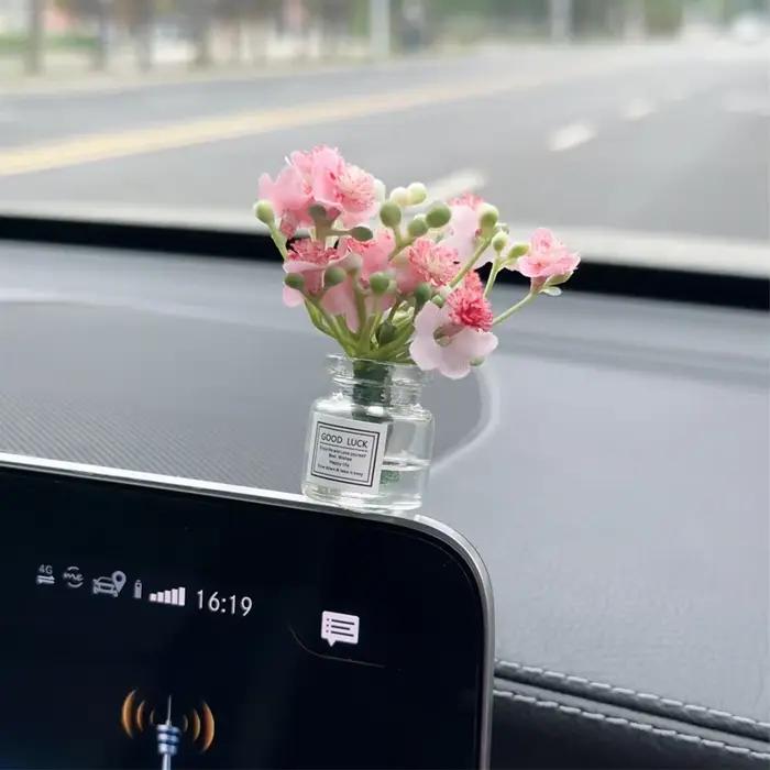 Vase à fleurs vibrantes pour voiture