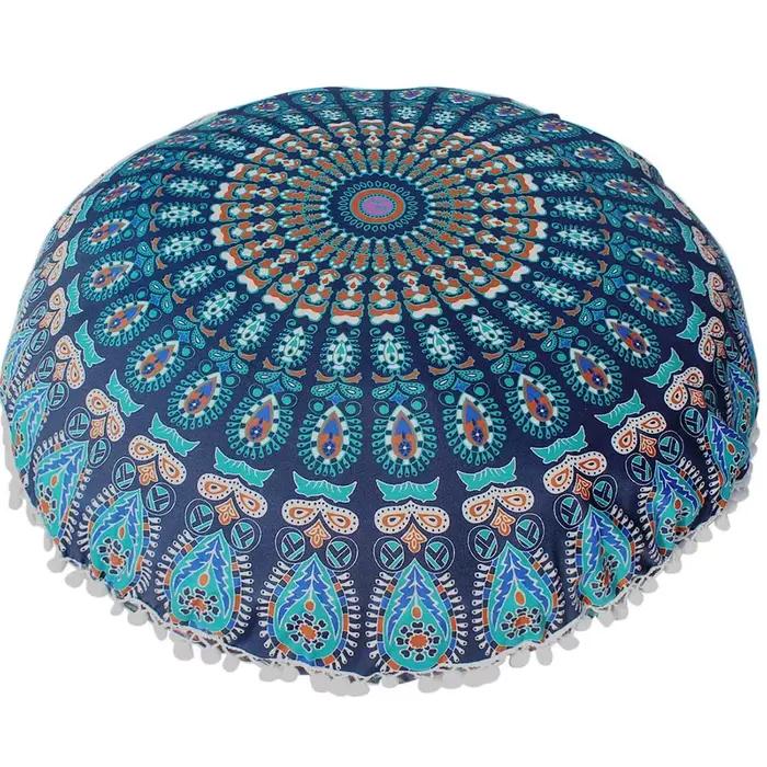 Taie d'oreiller à motif rond de 80CM