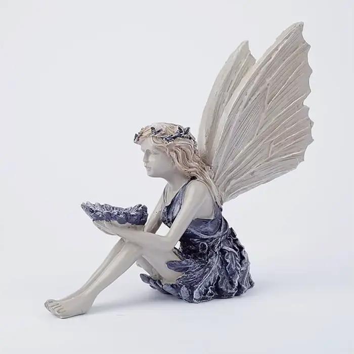 Statue de fée en résine