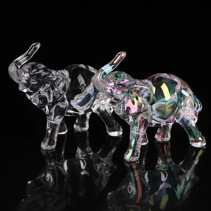 Statuette d'éléphant en cristal mignonne