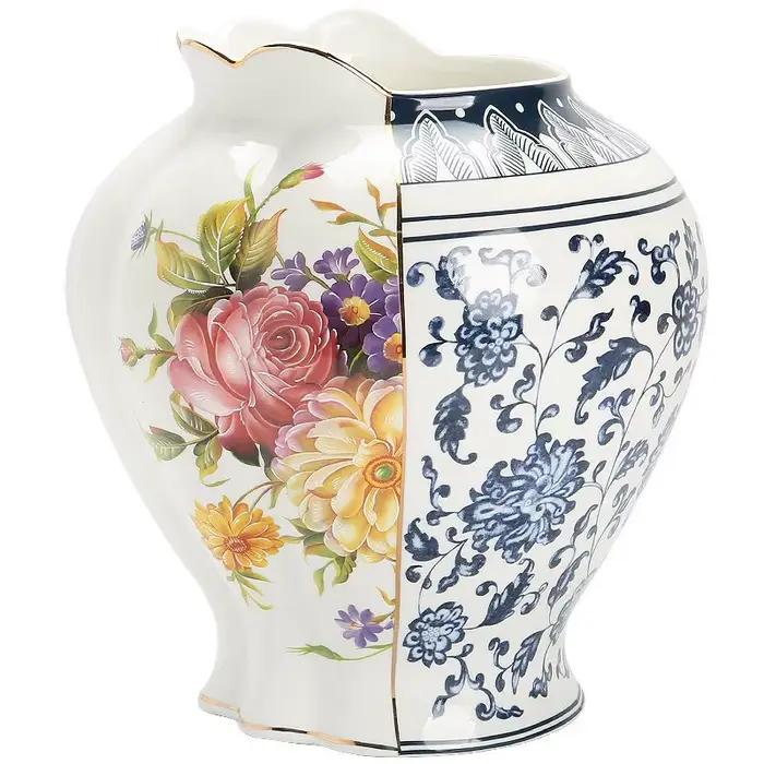 Vase en céramique rétro chinois pour la décoration intérieure