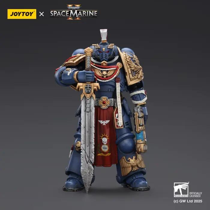 【Accessoires】Figurines d'action Joytoy Warhammer 1/18 Ultramarines Relic Primus Armour avec pistolet à plasma et lame de combat, modèle de jouet