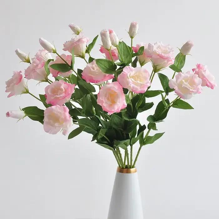 Fleurs artificielles en soie au toucher réel