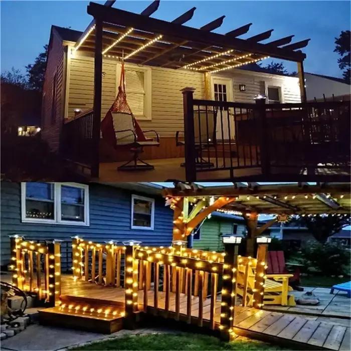 Bricolage lumière LED solaire guirlande extérieure lampe à LED