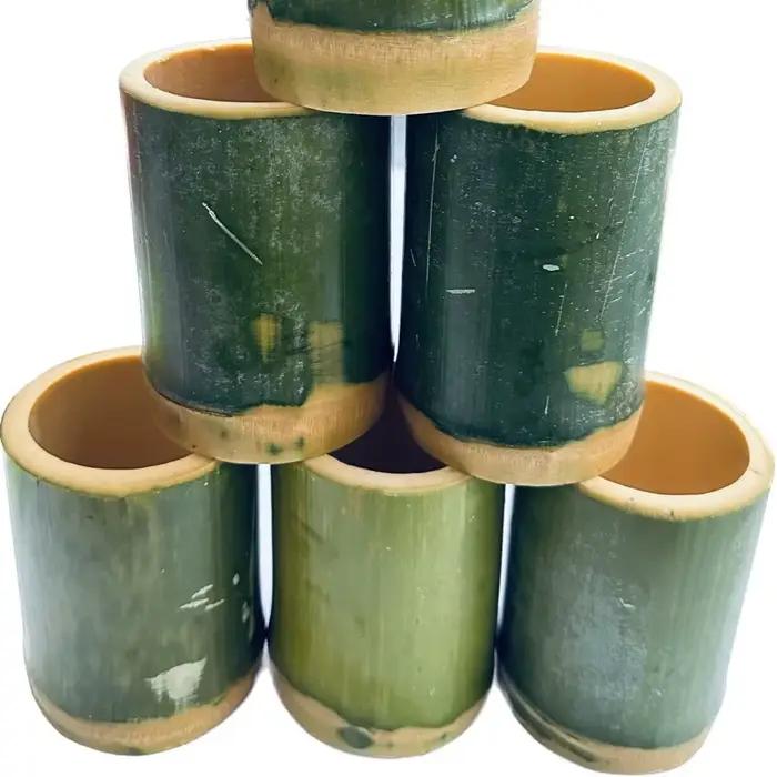 Tasse à thé au lait en tube de bambou