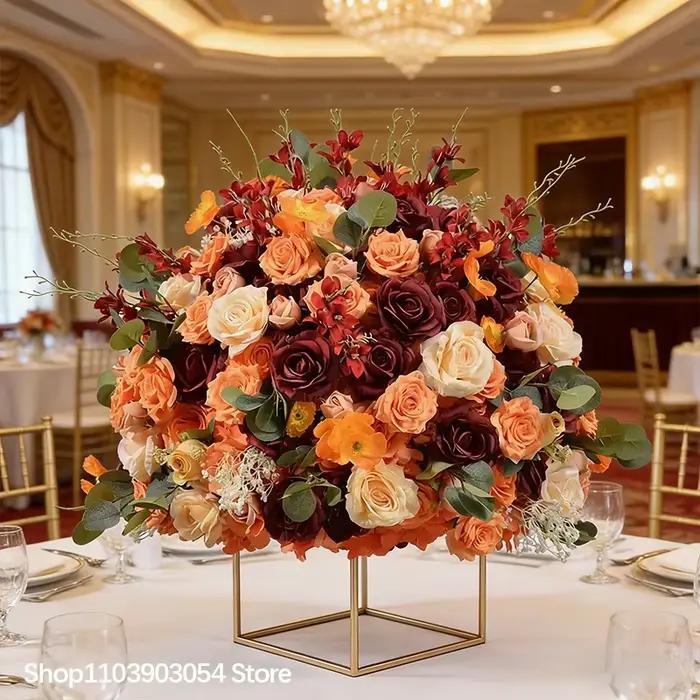 Arrangement de fleurs suspendues Orange