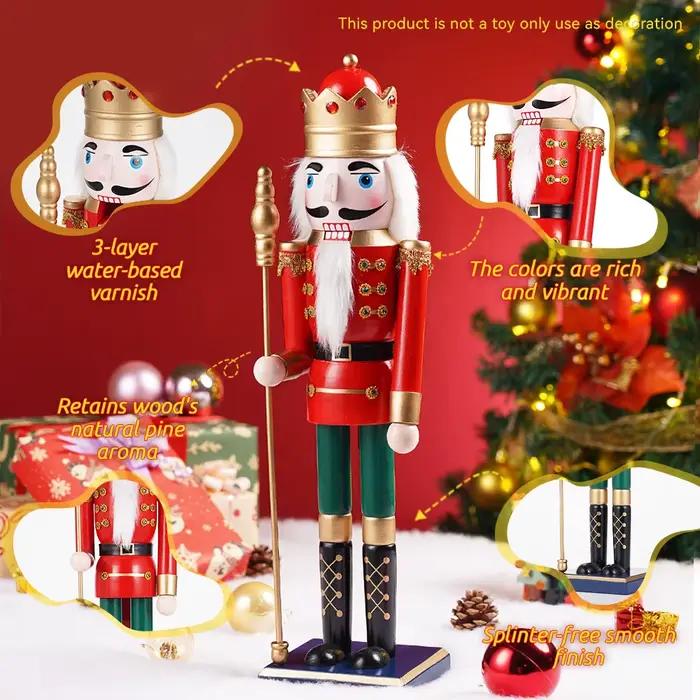 Casse-noisette de noël en bois