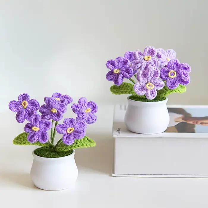 InjFlowers-Fausses Fleurs Artificielles Bleues pour Vase