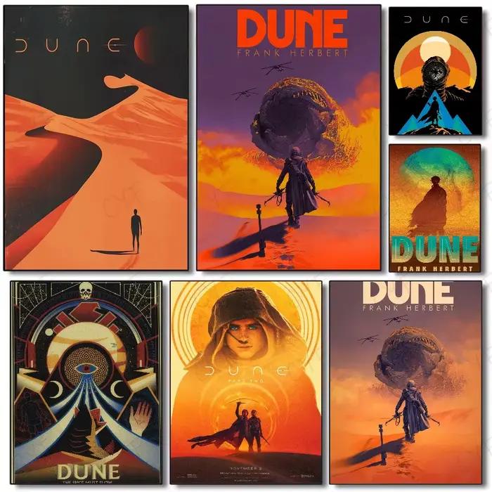 Affiche de film de science-fiction «Dune 2»