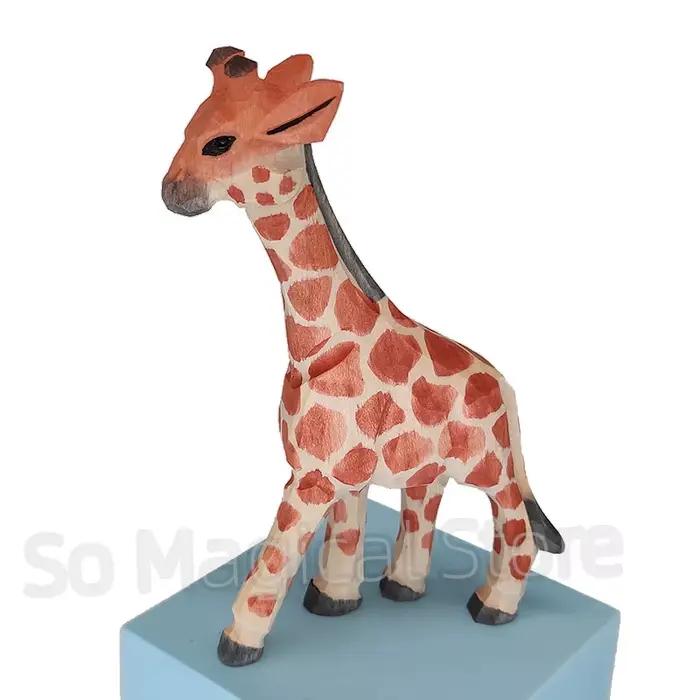 Décoration animale en bois faite à la main