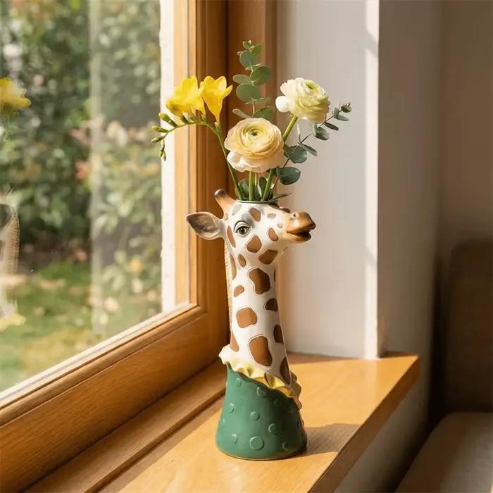 Vase décoratif unique en vinyle