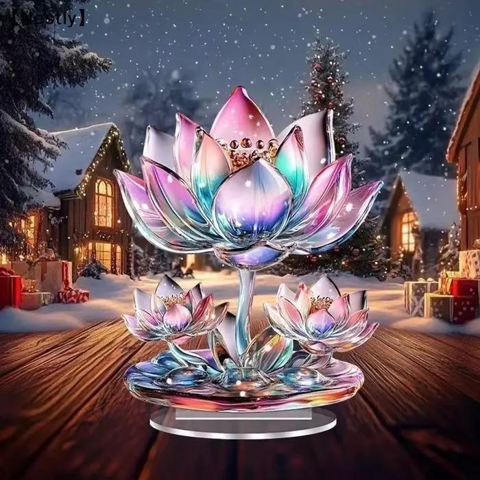 Figurine de paon décorative 2D