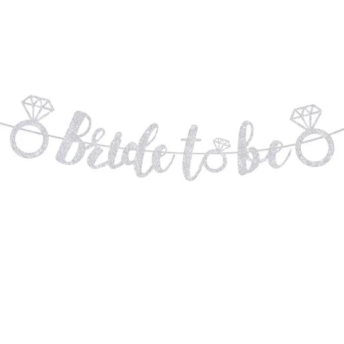 Bannière de future mariée, fournitures de décoration pour fête de mariage, décor de bannière pour fête de poule