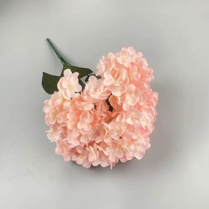 Bouquet d'hortensia artificielles en soie