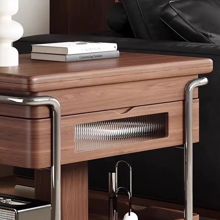 Tables basses multifonctions modernes sur roulettes rangement
