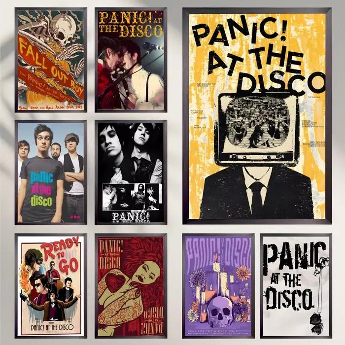 Affiche P-Panic au D-Disco HD, décoration murale polyvalente et étanche, auto-adhésive, parfaite pour n'importe quel pièce et cadeau idéal