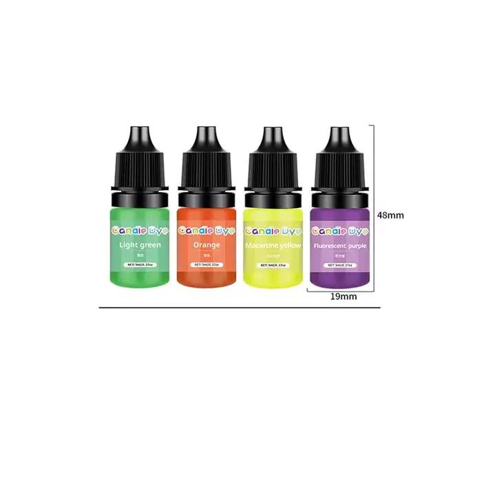 Pigment de bougie de soja non toxique, colorant liquide d'avertissement, colorant de soja, fournitures exécutives de bougies de embaude Regina, avertissement bricolage, 33 couleurs