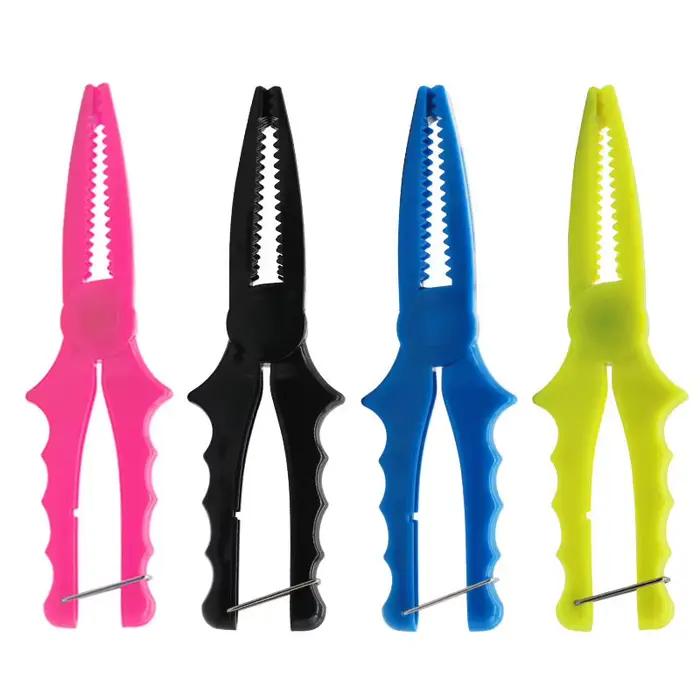Nouvelles pinces de pêche antidérapantes 1 pièce en ABS, pince à poisson, outil de capture et de libération, extracteur d'hameçons, support de corps de poisson, tongs