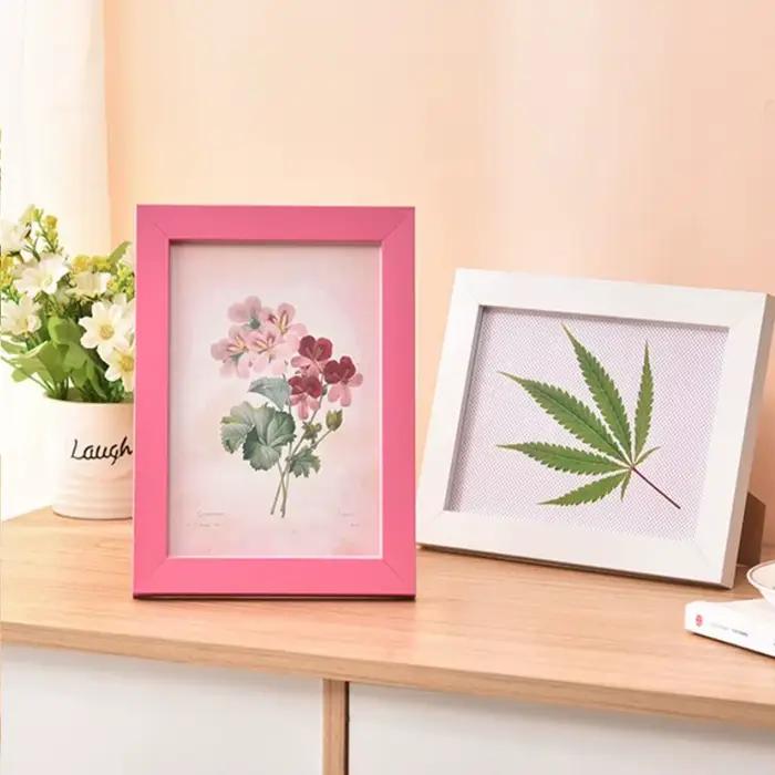Cadre Photo coloré Simple, dessins, cadre Photo artisanal, supports d'affichage multi-tailles pour bricolage, salle