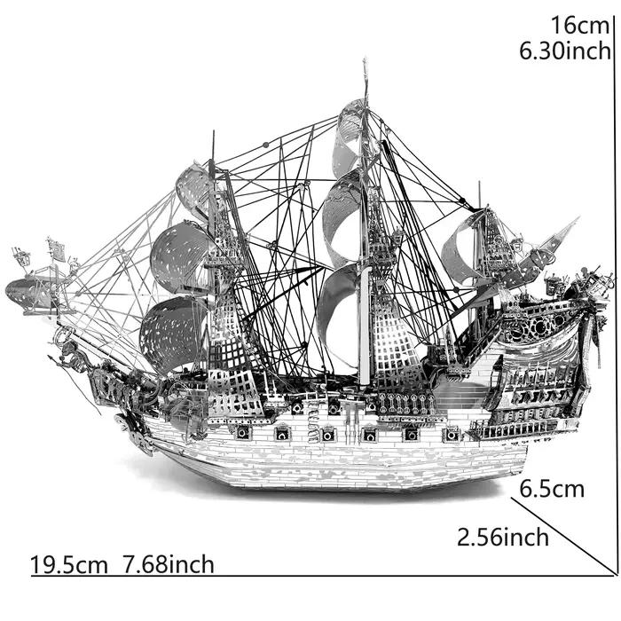 Queen Anne – Puzzle 3D en métal