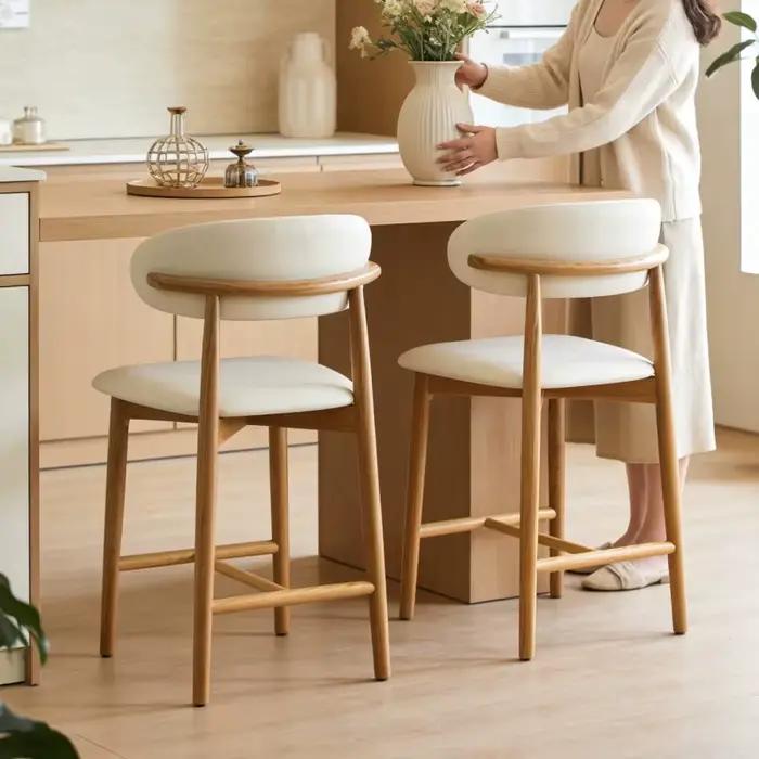 Chaises de salle à manger rustiques et élégantes en bois