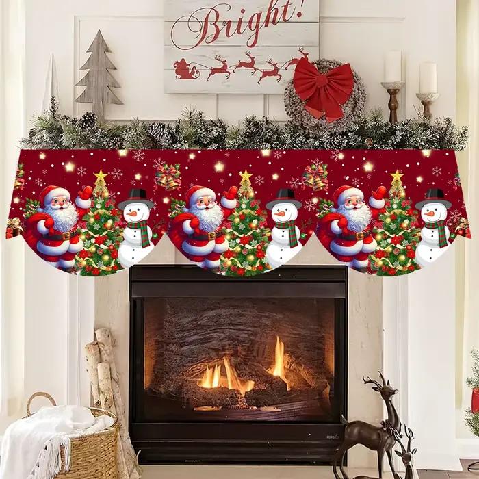 Noël bonhomme de neige cheminée écharpe décorations de noël pour la maison 2025 noël salon ornement Navidad Natal nouvel an cadeau 2026