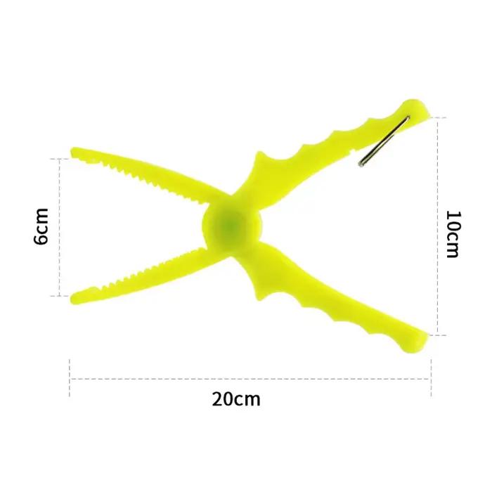Pince de pêche antidérapante ABS, 1 pièce, pince à poisson, attrape-poisson, outil de libération, extracteur de crochet, support du corps du poisson