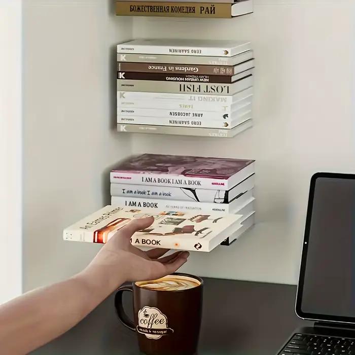 Étagère murale flottante invisible pour livres